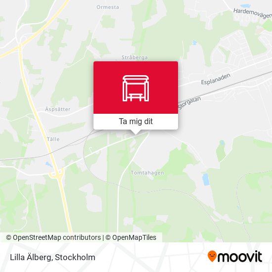 Lilla Älberg karta