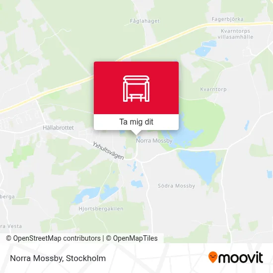Norra Mossby karta