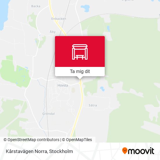 Kårstavägen Norra karta