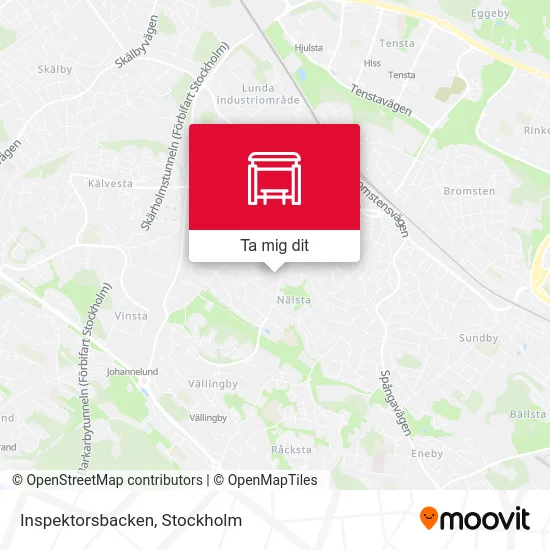 Inspektorsbacken karta