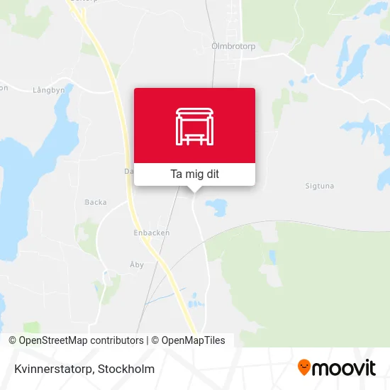 Kvinnerstatorp karta