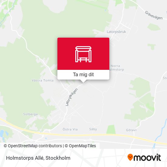 Holmstorps Allé karta