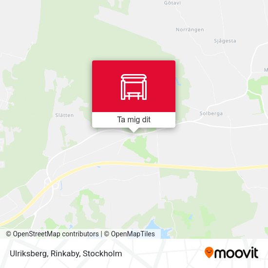 Ulriksberg, Rinkaby karta