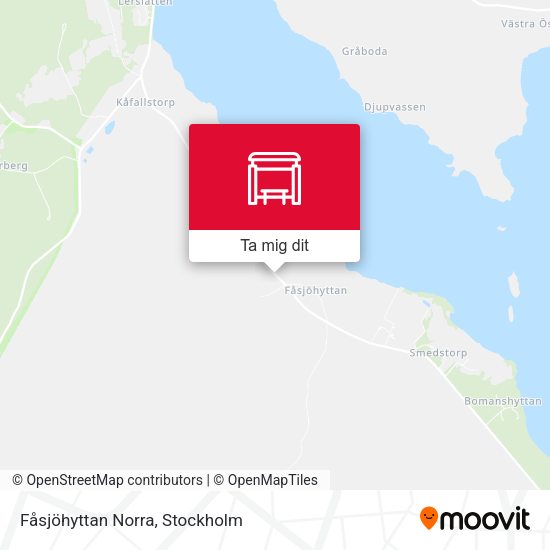 Fåsjöhyttan Norra karta