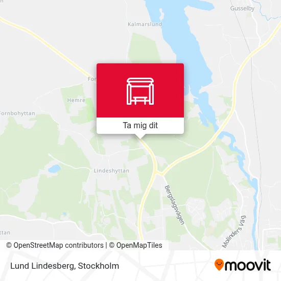 Lund Lindesberg karta