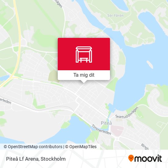 Piteå Lf Arena karta