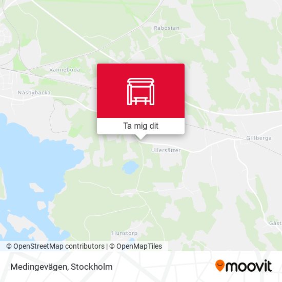 Medingevägen karta