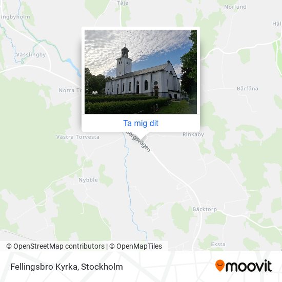 Fellingsbro Kyrka karta