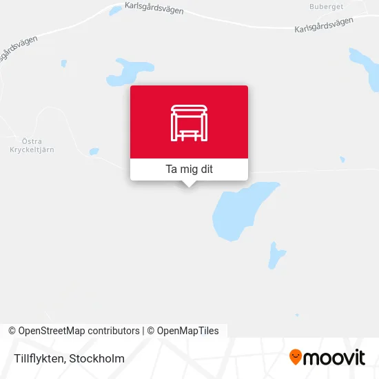 Tillflykten karta