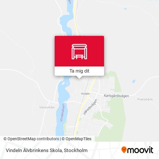 Vindeln Älvbrinkens Skola karta