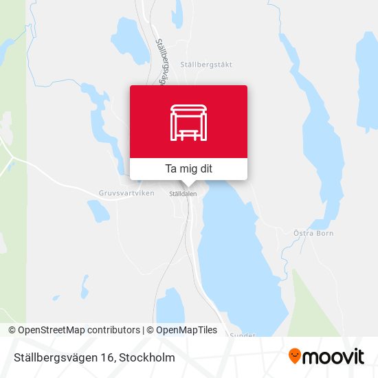 Ställbergsvägen 16 karta