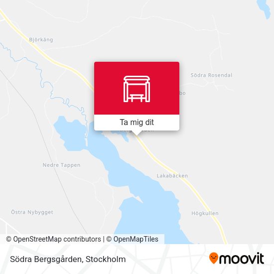 Södra Bergsgården karta