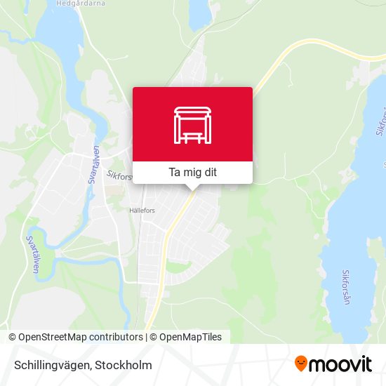 Schillingvägen karta