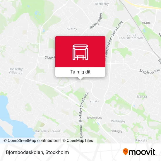 Björnbodaskolan karta