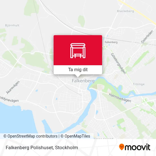 Falkenberg Polishuset karta