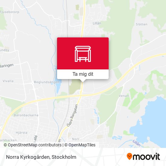 Norra Kyrkogården karta