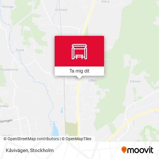 Kåvivägen karta