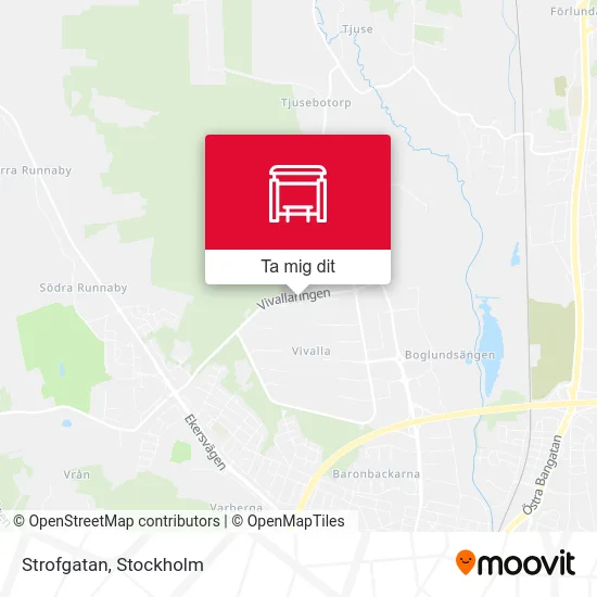 Strofgatan karta