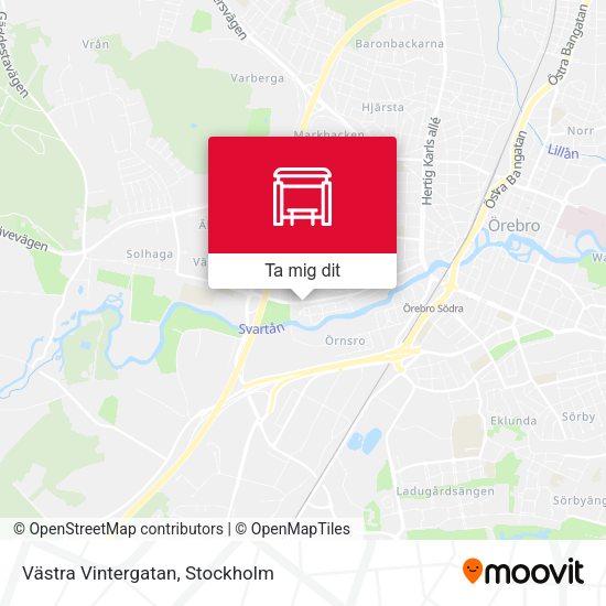 Västra Vintergatan karta