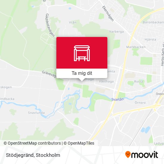 Stödjegränd karta