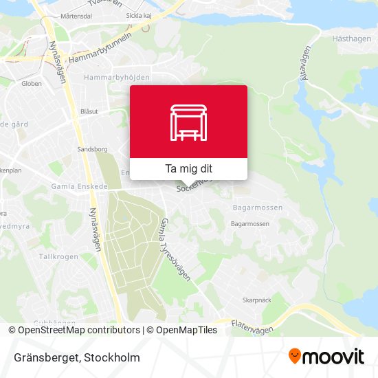 Gränsberget karta