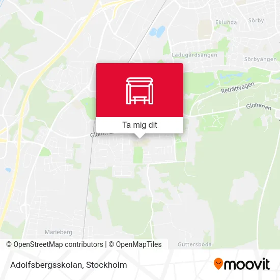 Adolfsbergsskolan karta