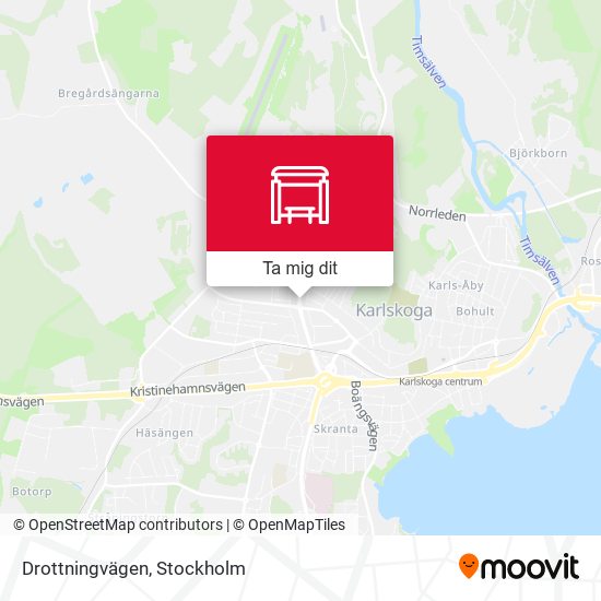 Drottningvägen karta