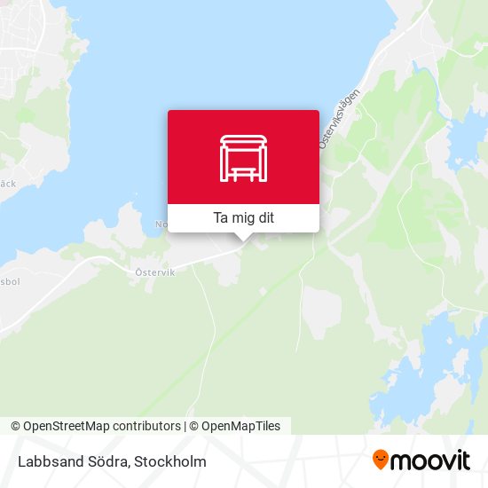 Labbsand Södra karta
