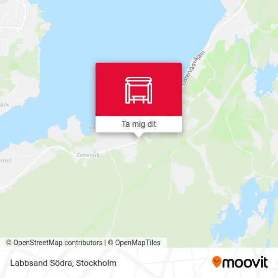 Labbsand Södra karta