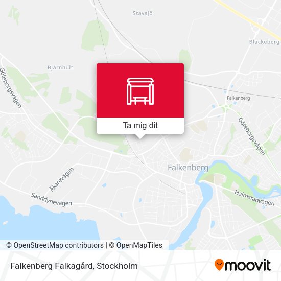 Falkenberg Falkagård karta