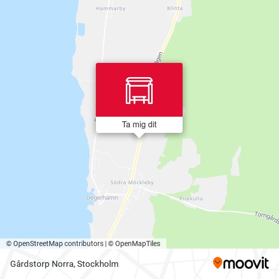 Gårdstorp Norra karta