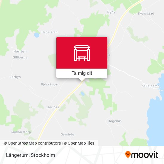 Långerum karta