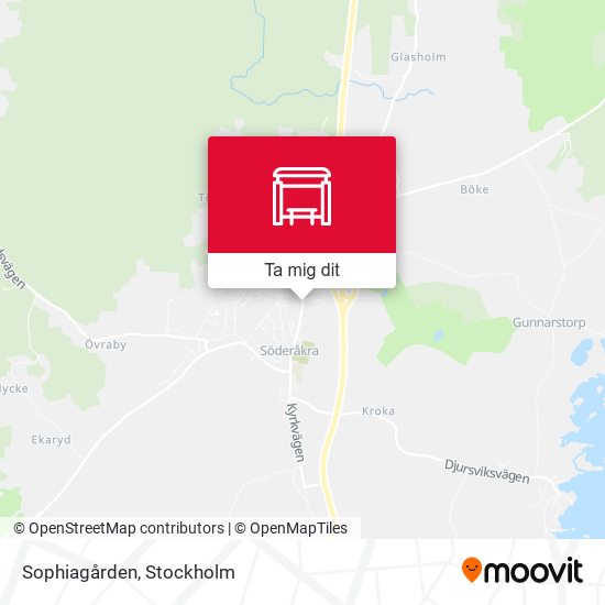 Sophiagården karta