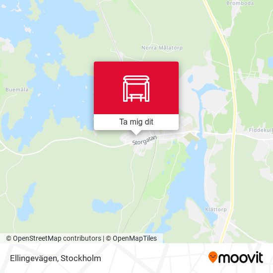 Ellingevägen karta