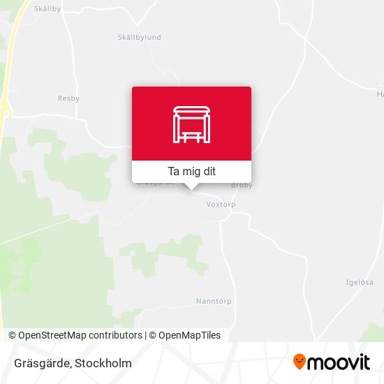 Gräsgärde karta