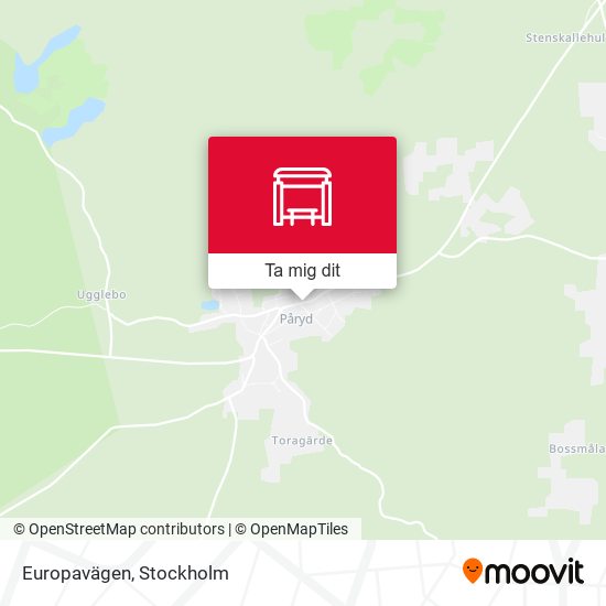 Europavägen karta