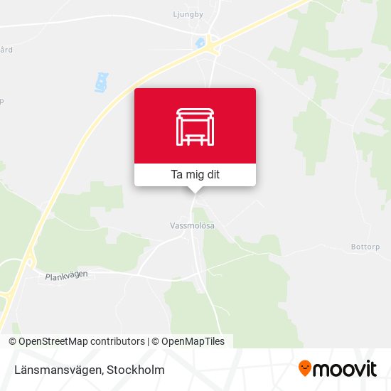 Länsmansvägen karta