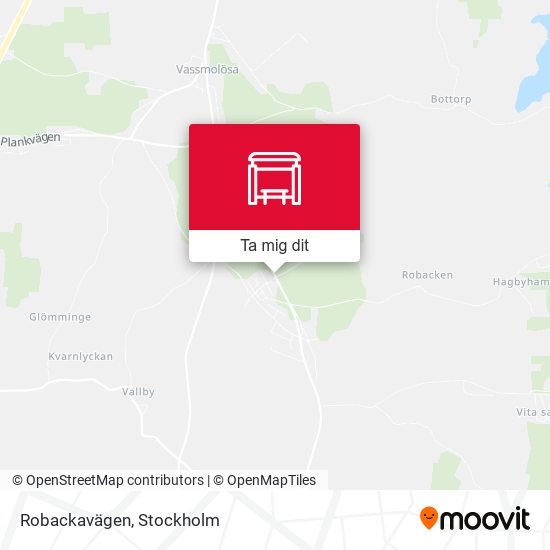 Robackavägen karta