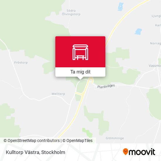 Kulltorp Västra karta