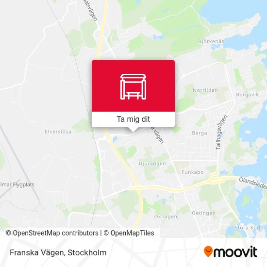 Franska Vägen karta