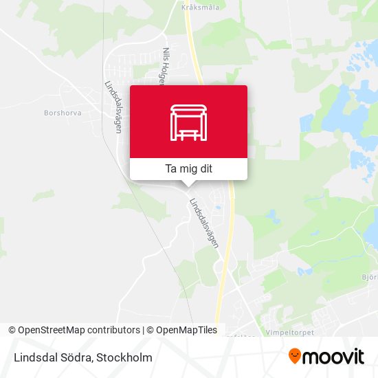 Lindsdal Södra karta