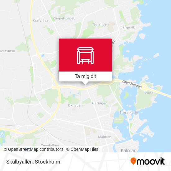 Skälbyallén karta