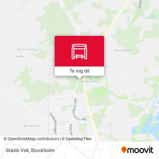 Stävlö Vsk karta