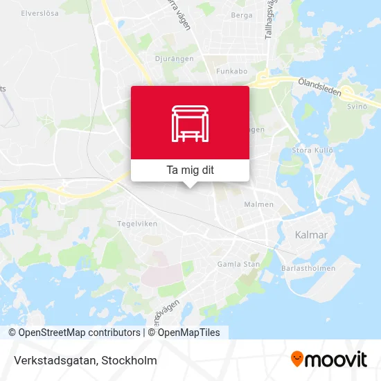 Verkstadsgatan karta