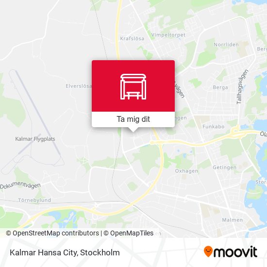 Kalmar Hansa City karta