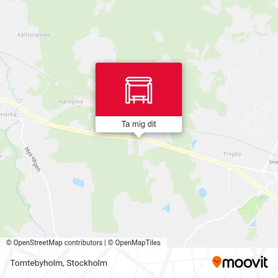 Tomtebyholm karta