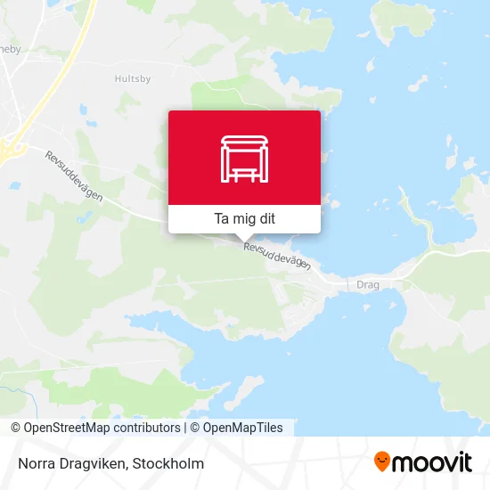 Norra Dragviken karta