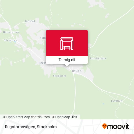 Rugstorpsvägen karta