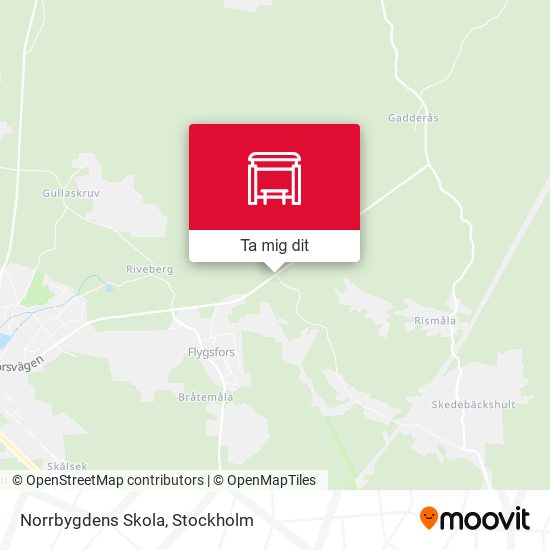 Norrbygdens Skola karta