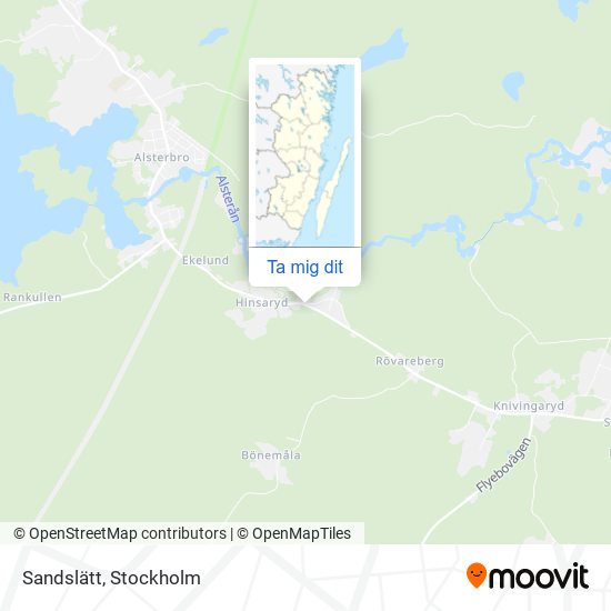 Sandslätt karta